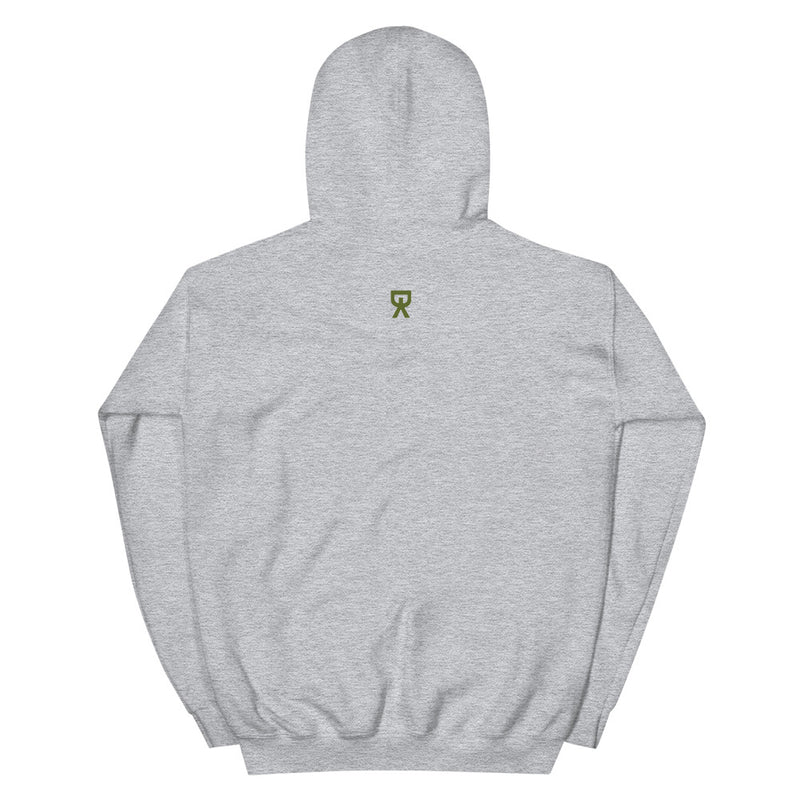 The boldest Dudes Yoga branded hoodie